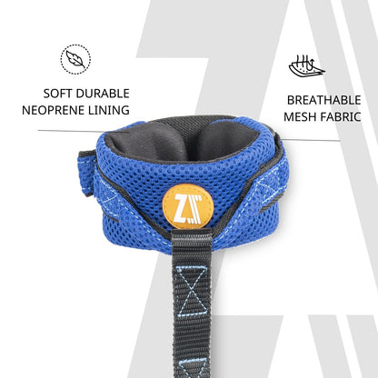 Zoomiez Hands-Free Mesh Dog & Cat Leash - Royal Blue