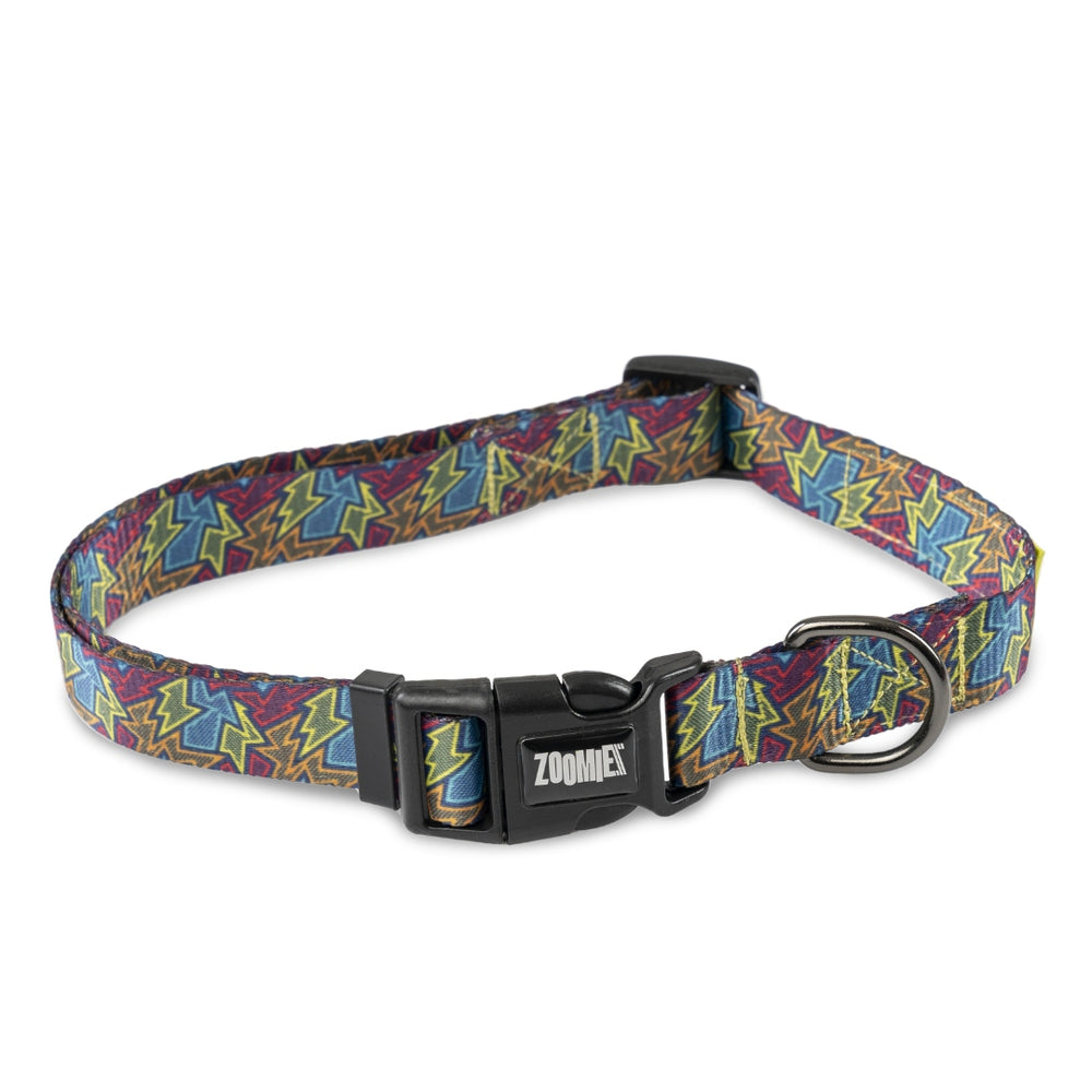 Zoomiez Printed Dog Collar - Bolt