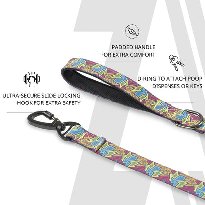 Zoomiez Printed Dog Leash - Bolt