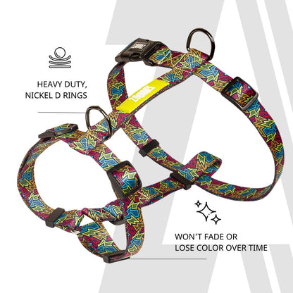 Zoomiez H-Harness & Tuff Leash Co-ord Set - Bolt