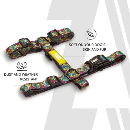 Zoomiez H-Harness & Tuff Leash Co-ord Set - Bolt