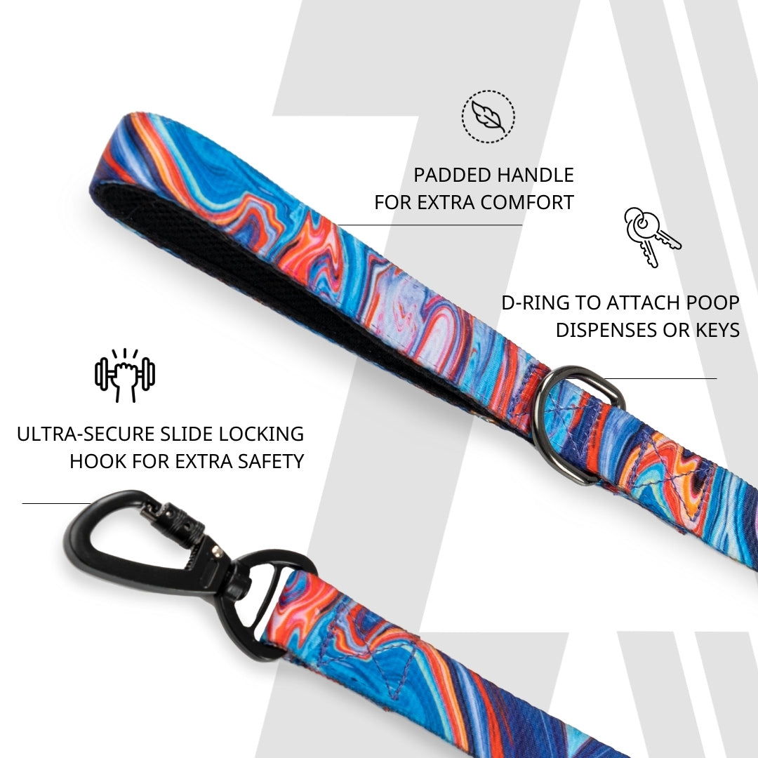 Zoomiez Printed Dog Leash - Fluid