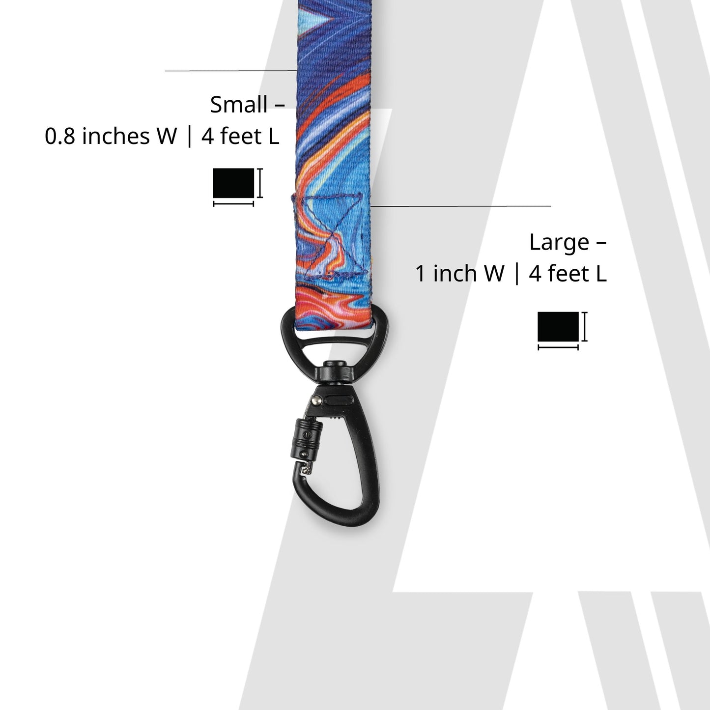 Zoomiez Printed Dog Leash - Fluid