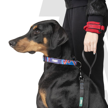 Zoomiez Hands-Free Mesh Dog & Cat Leash - Red