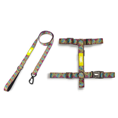 Zoomiez H-Harness & Tuff Leash Co-ord Set - Bolt