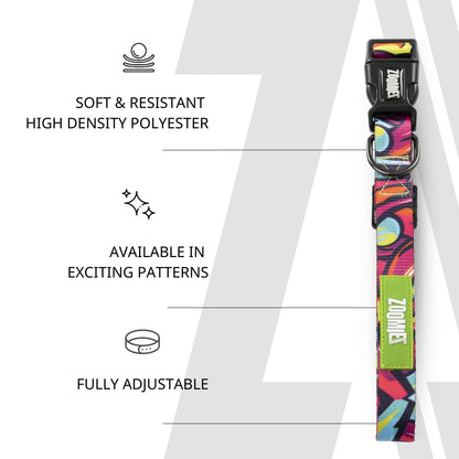 Zoomiez Printed Dog Collar - Drip